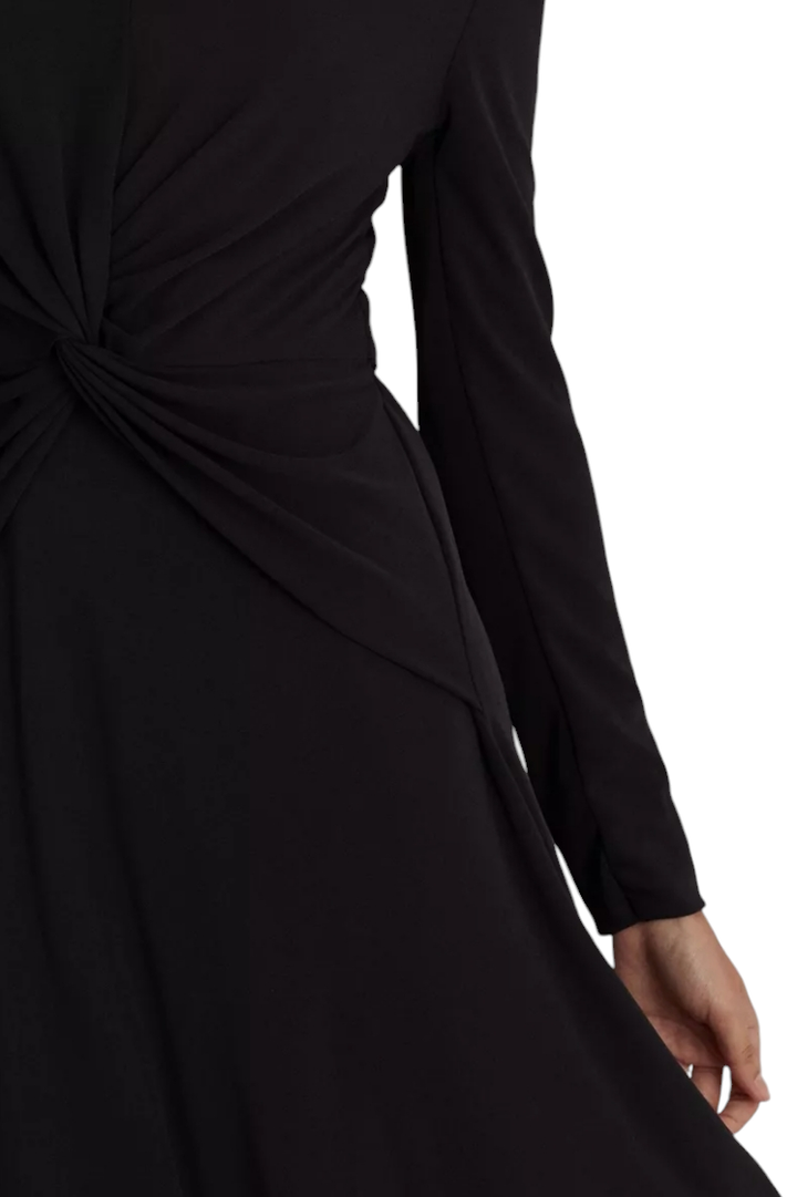 Lauren Ralph Lauren Black Midi Dress