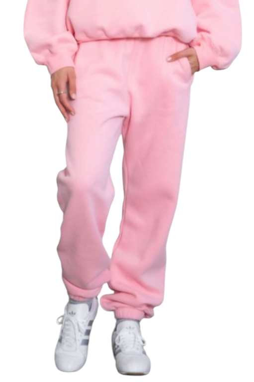 Blush Pink Everyday Baggy Joggers