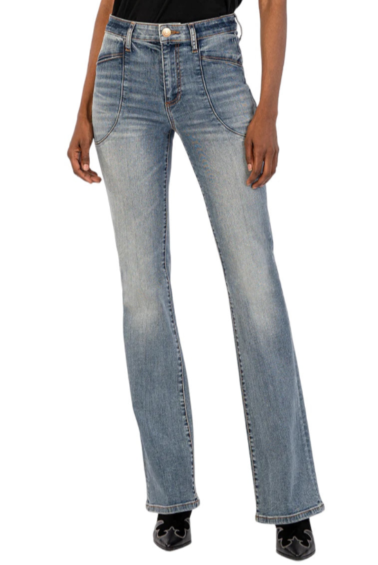 Kut From The Kloth High Rise Ana Fab Ab Flare Jeans