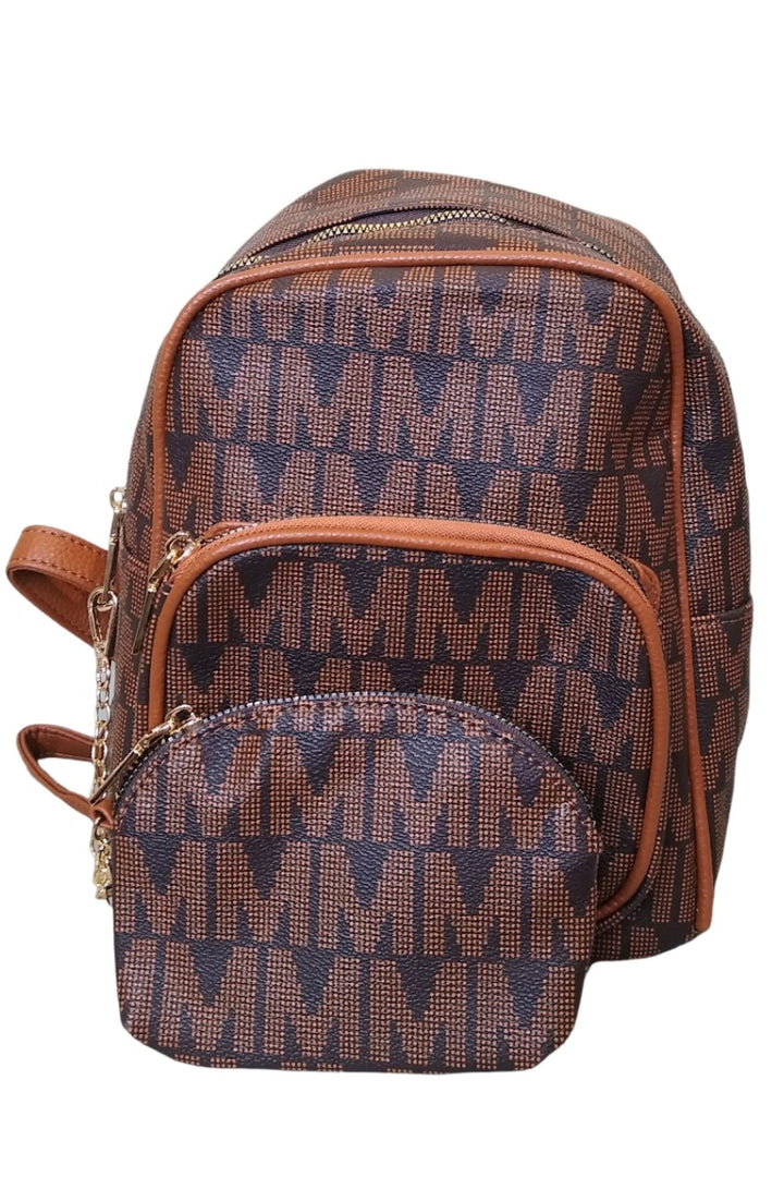 Brown Monogram "M" Backpack