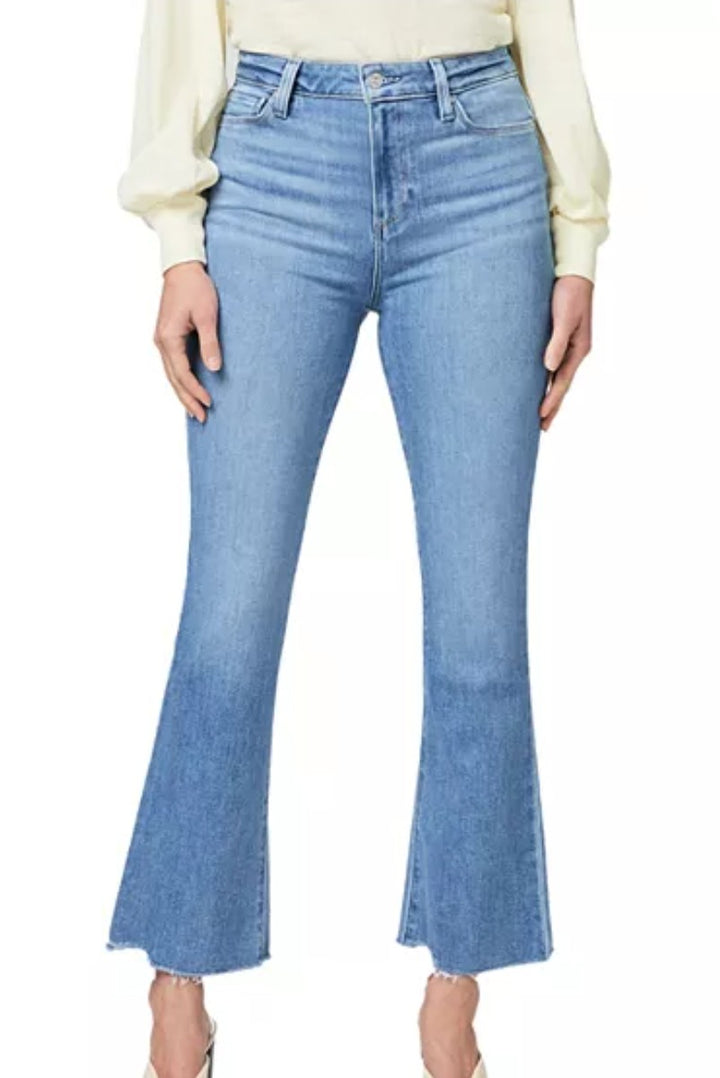 Paige Claudine High Rise Ankle Flare Denim Jeans