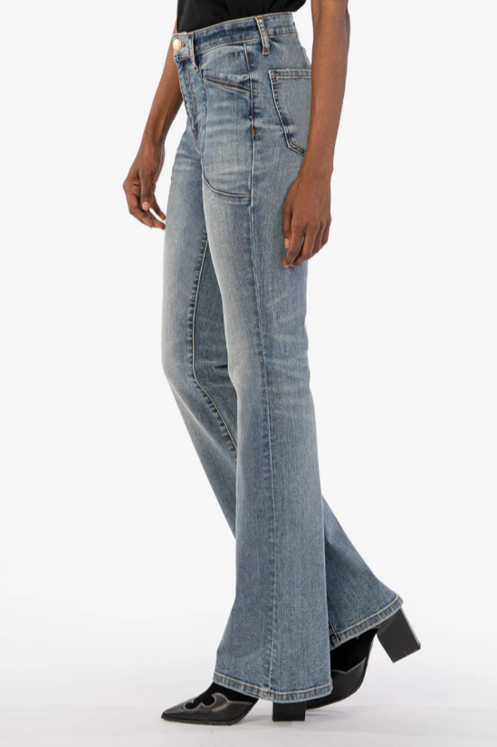 Kut From The Kloth High Rise Ana Fab Ab Flare Jeans