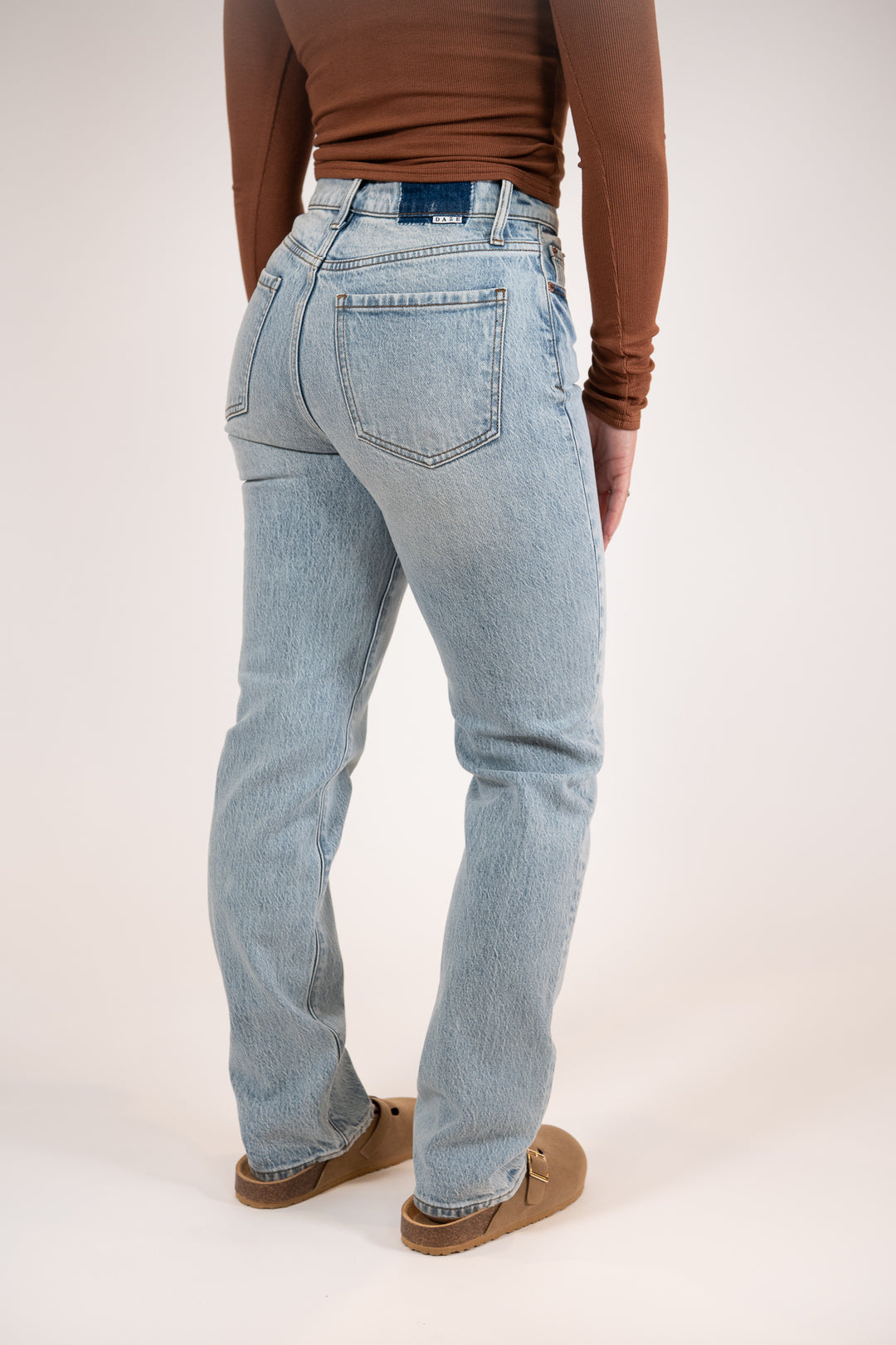 Daze Smarty Pants Wink HR Slim Straight Jeans