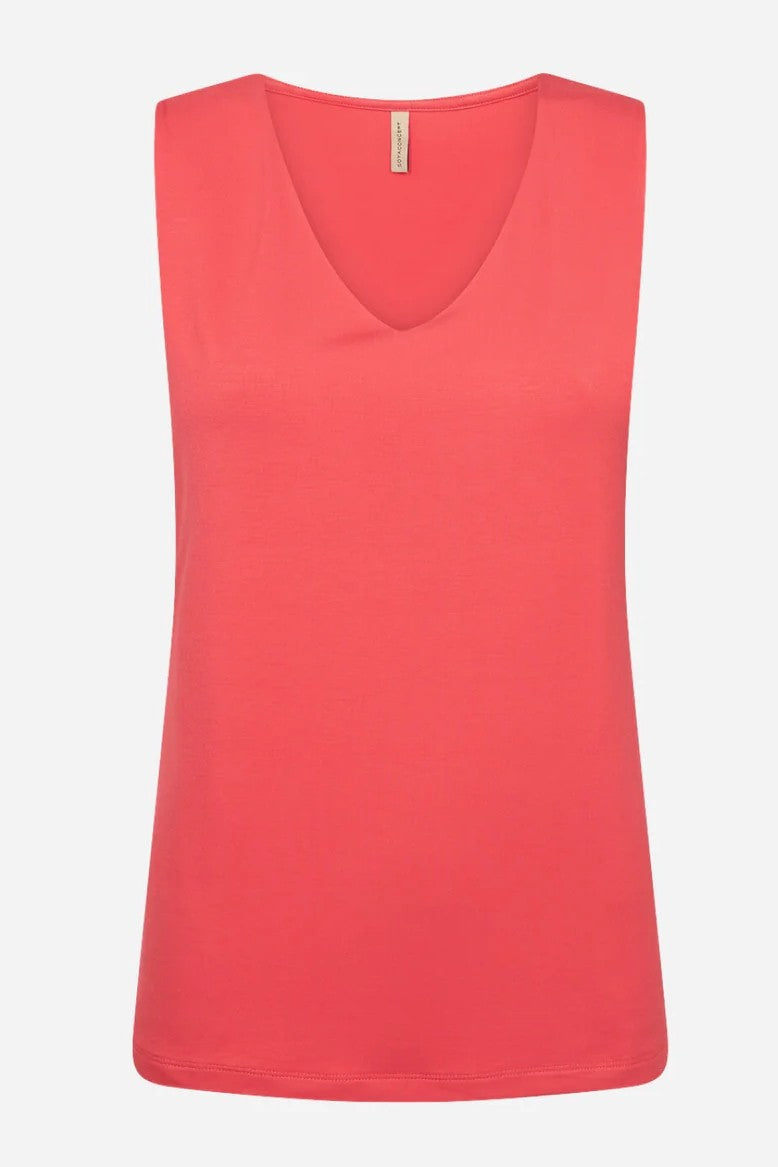 Soyaconcept Bittersweet Red Marica Knit Tank Top