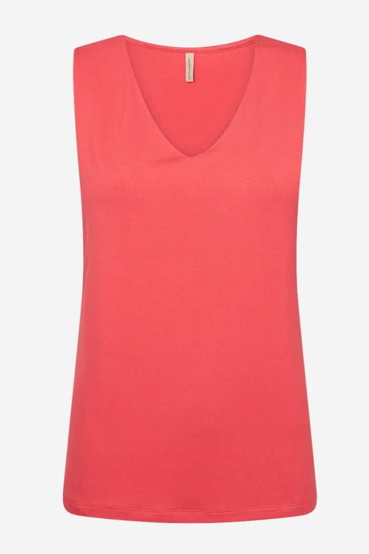 Soyaconcept Bittersweet Red Marica Knit Tank Top