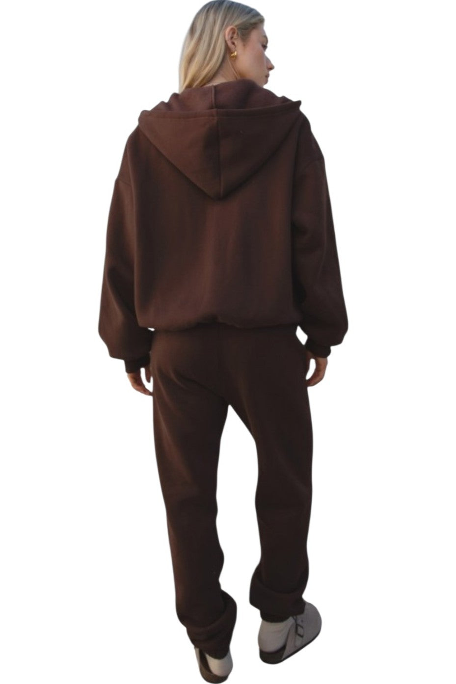 Dark Brown Everyday Baggy Sweatpants Joggers