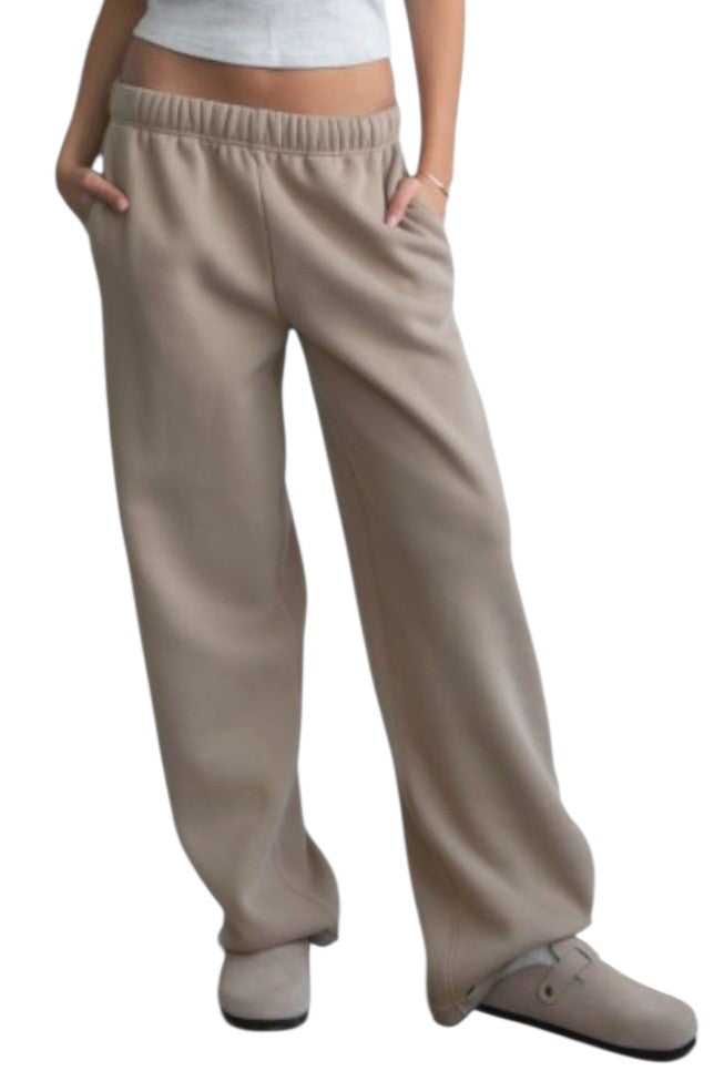 Sand Everyday Baggy Wide Leg Sweatpants
