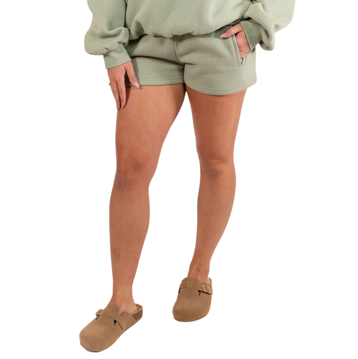 Sage Green Everyday Jogger Sweat Shorts