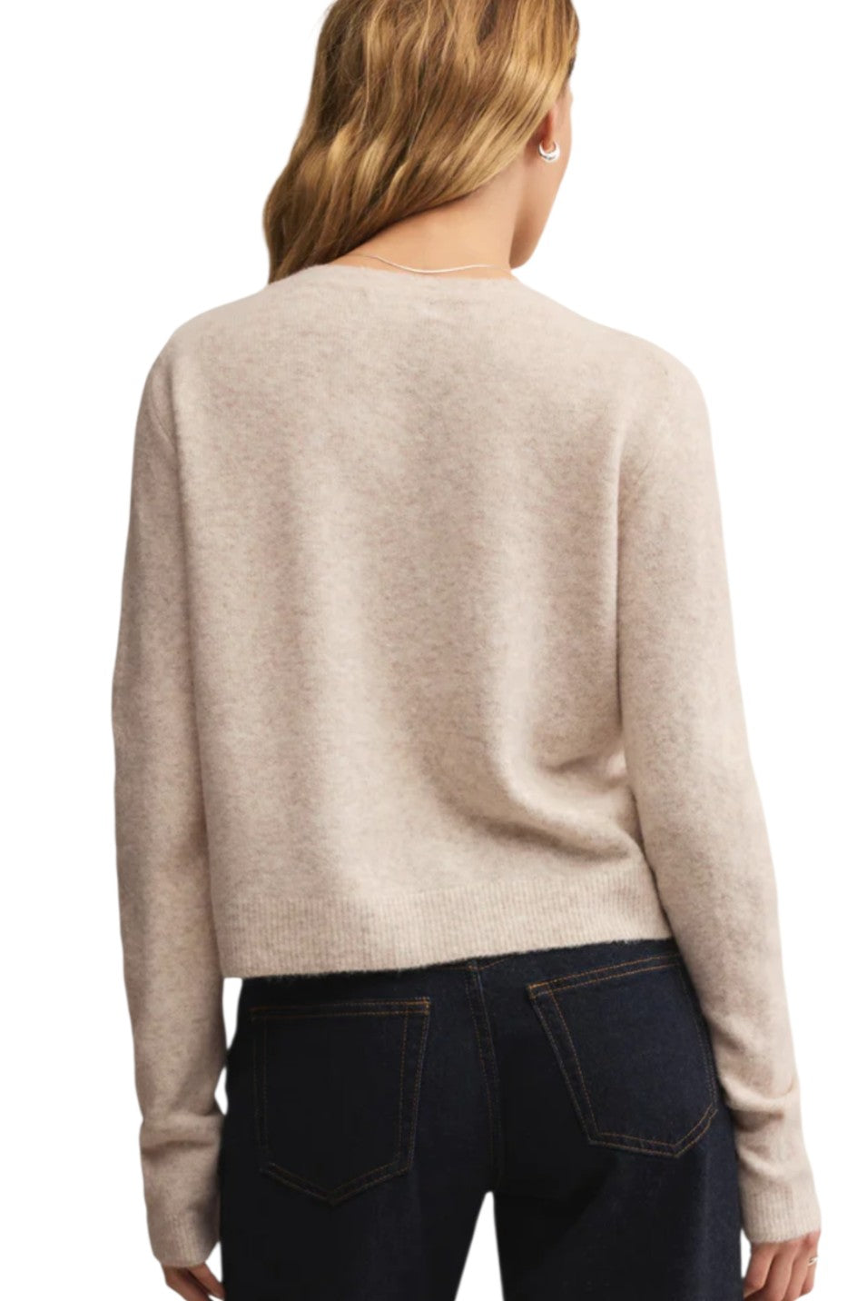 Z Supply Light Oatmeal Heather Medina Cozy Cardigan