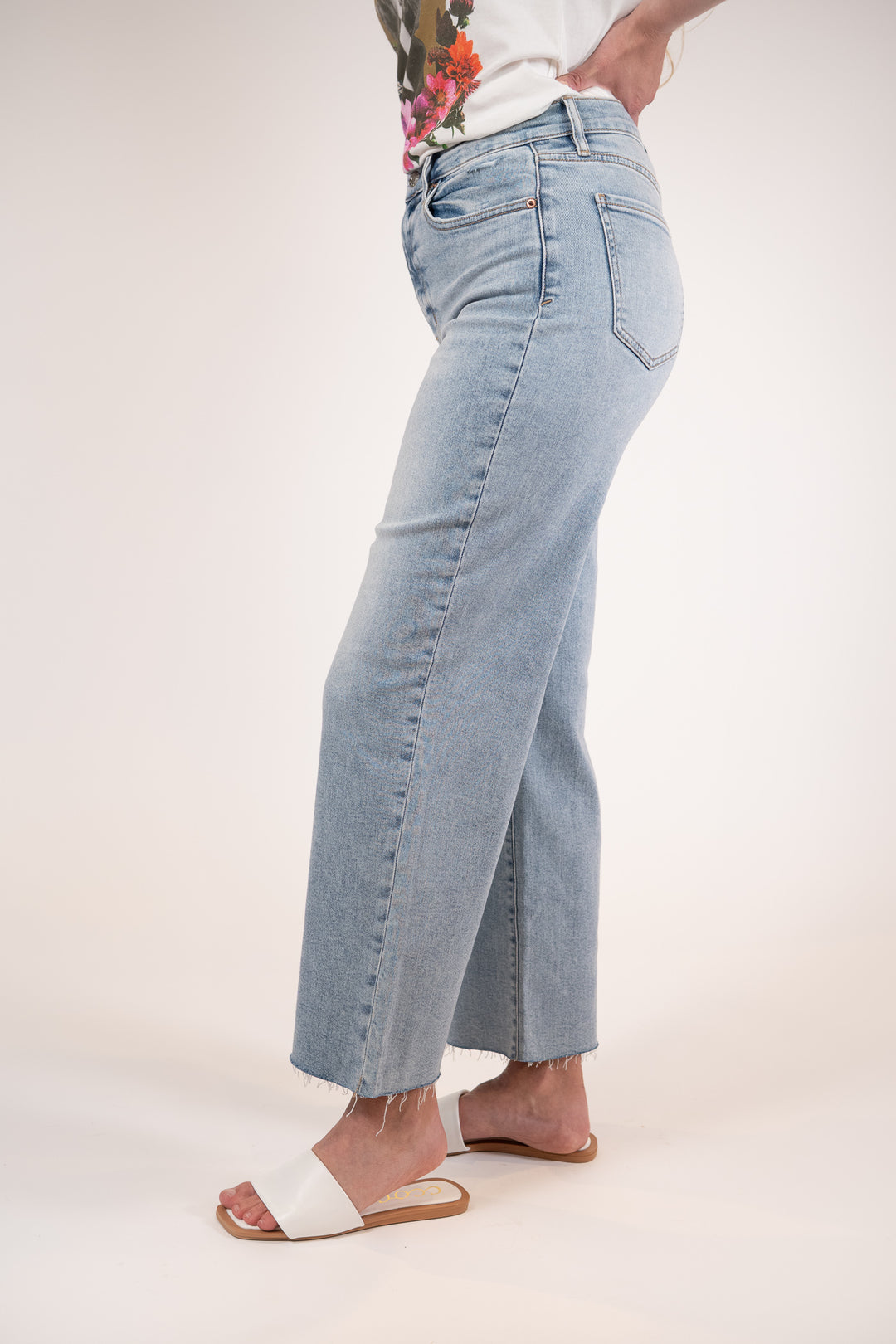 Daze Pleaser Miracle HR Wide Ankle Jeans