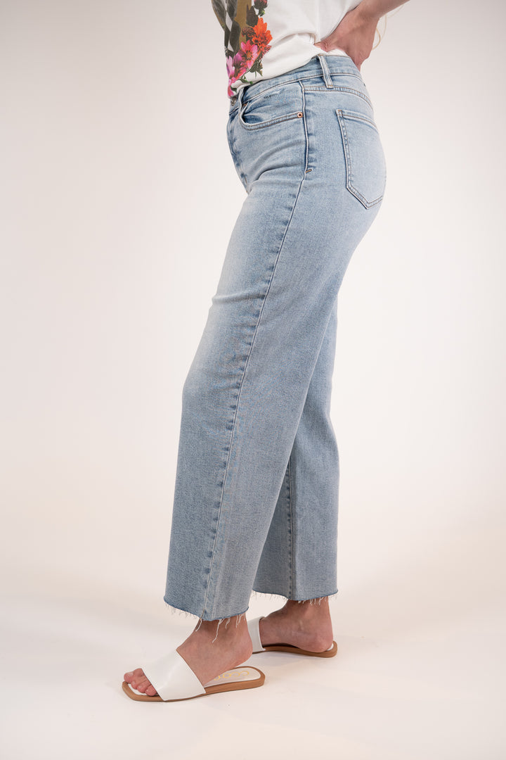 Daze Pleaser Miracle HR Wide Ankle Jeans