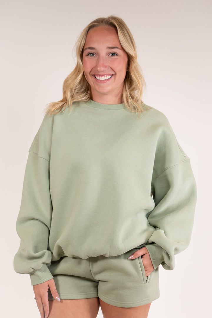 Sage Green Everyday Jogger Sweat Shorts