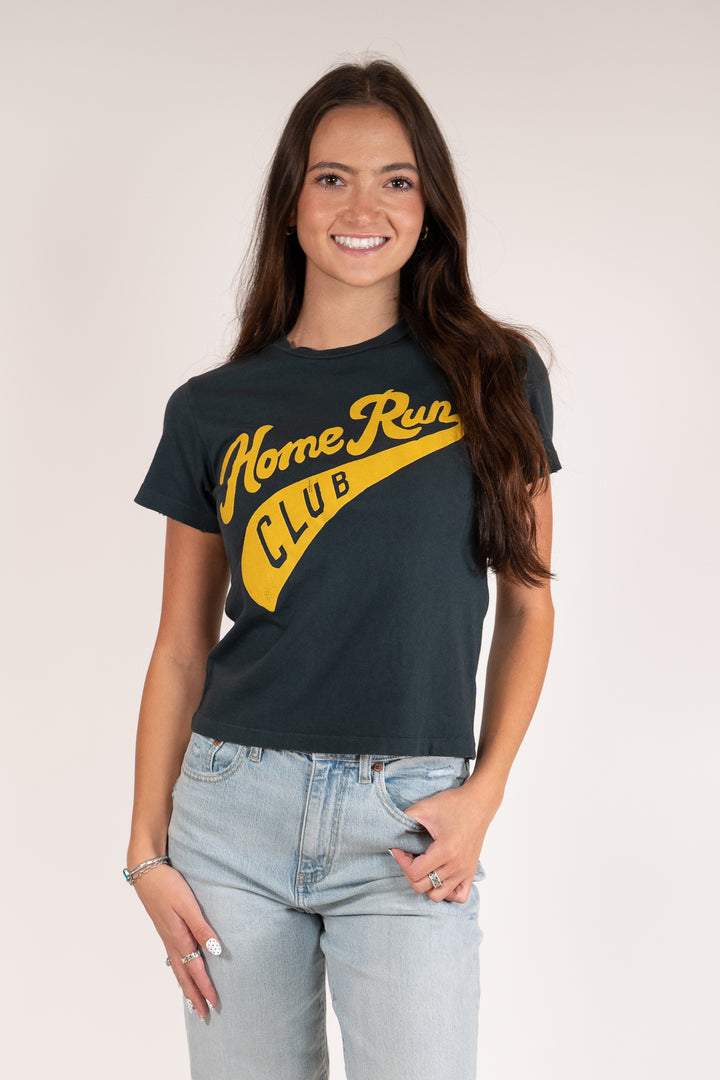 Daydreamer Home Run Club Vintage Black Graphic Tee