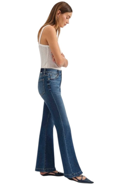 Daze Heartbreaker Mid Rise Hit Maker Flare Jeans