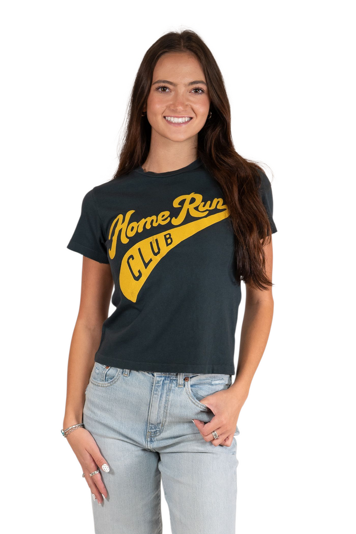 Daydreamer Home Run Club Vintage Black Graphic Tee
