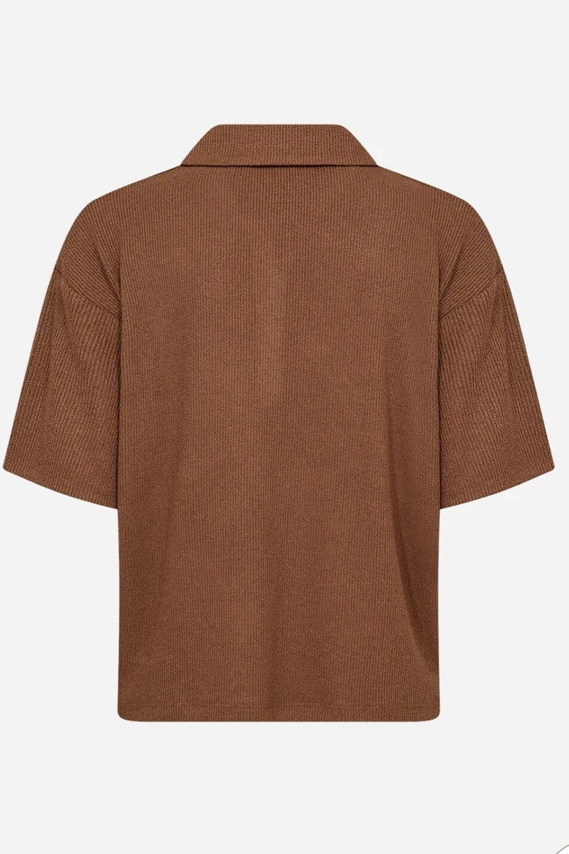 Soyaconcept Toffee Delia Polo Knit Top
