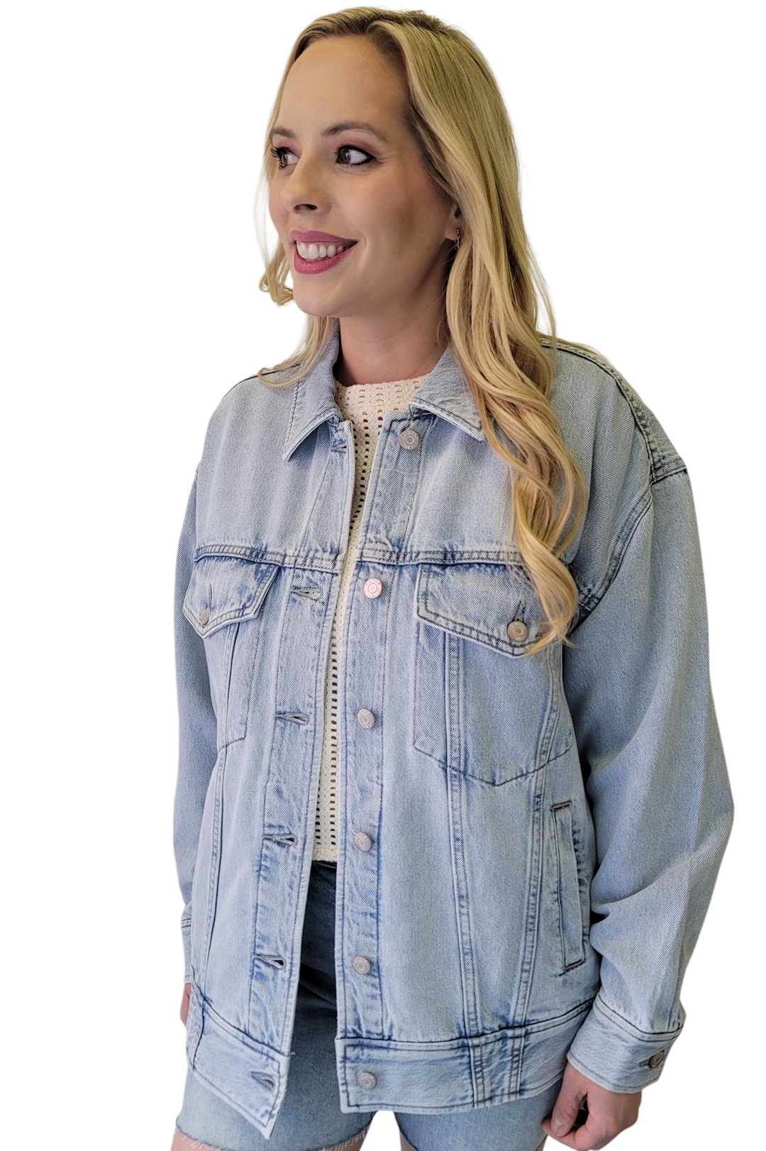 Pistola Rowan Boyfriend Trucker Jean Jacket