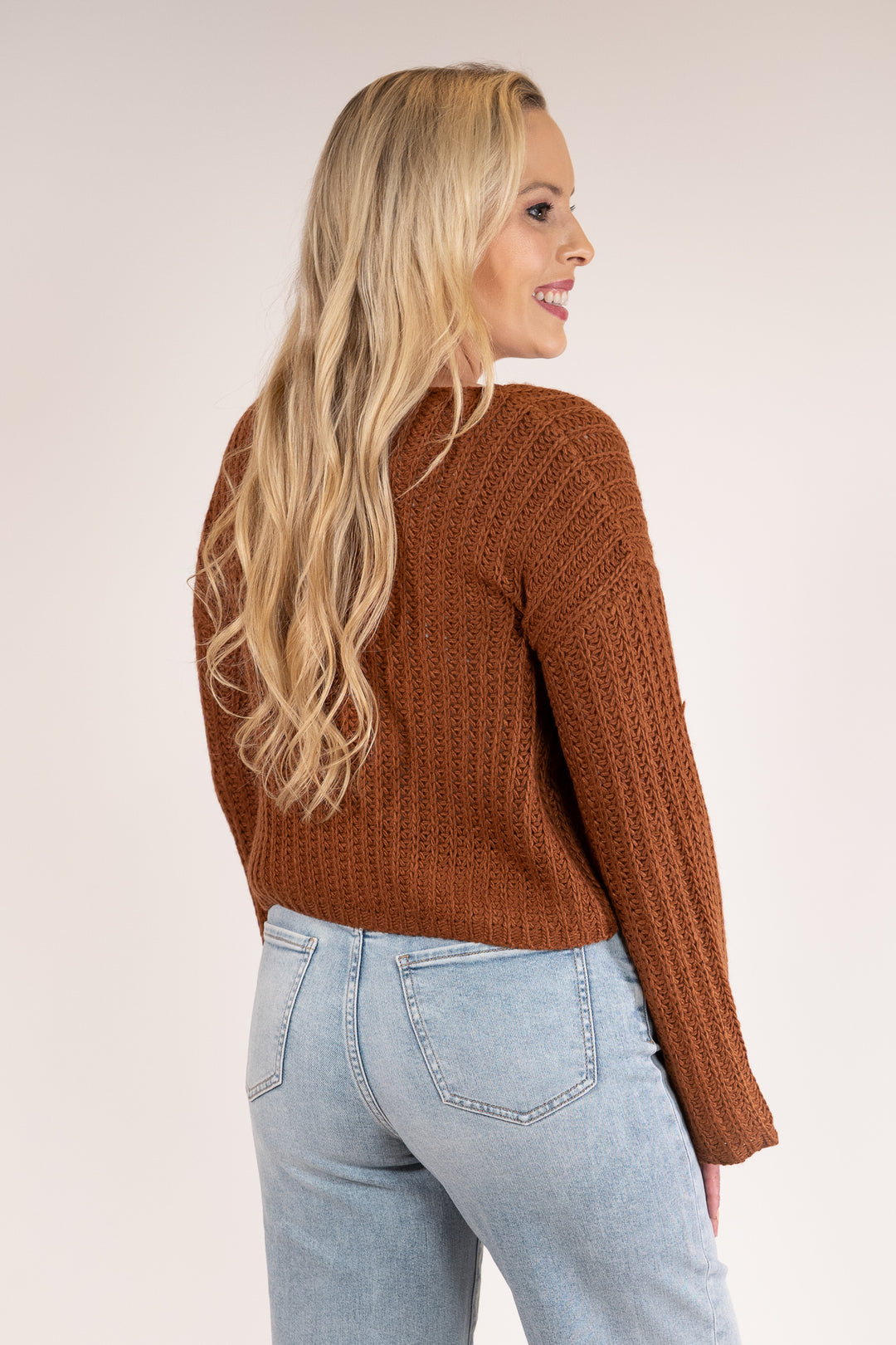 Sadie & Sage Brown Rosalia Sweater