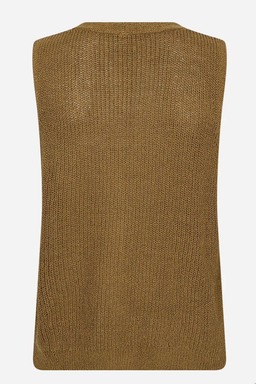Soyaconcept Butternut Felizia V Neck Knit Vest
