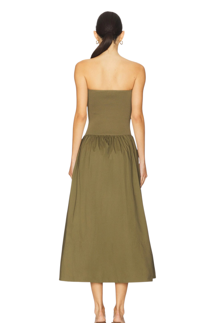 Pistola Rich Olive Mavo Tube Top Dress