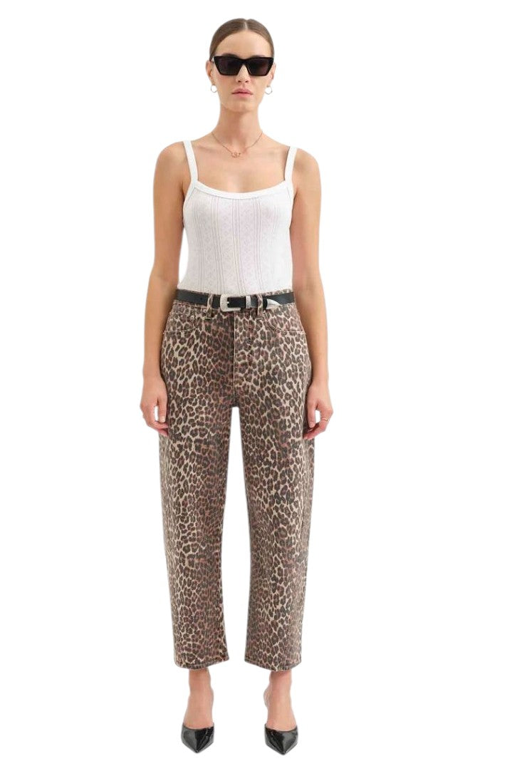 Daze Westward Cool Cat Barrel Leg Jeans