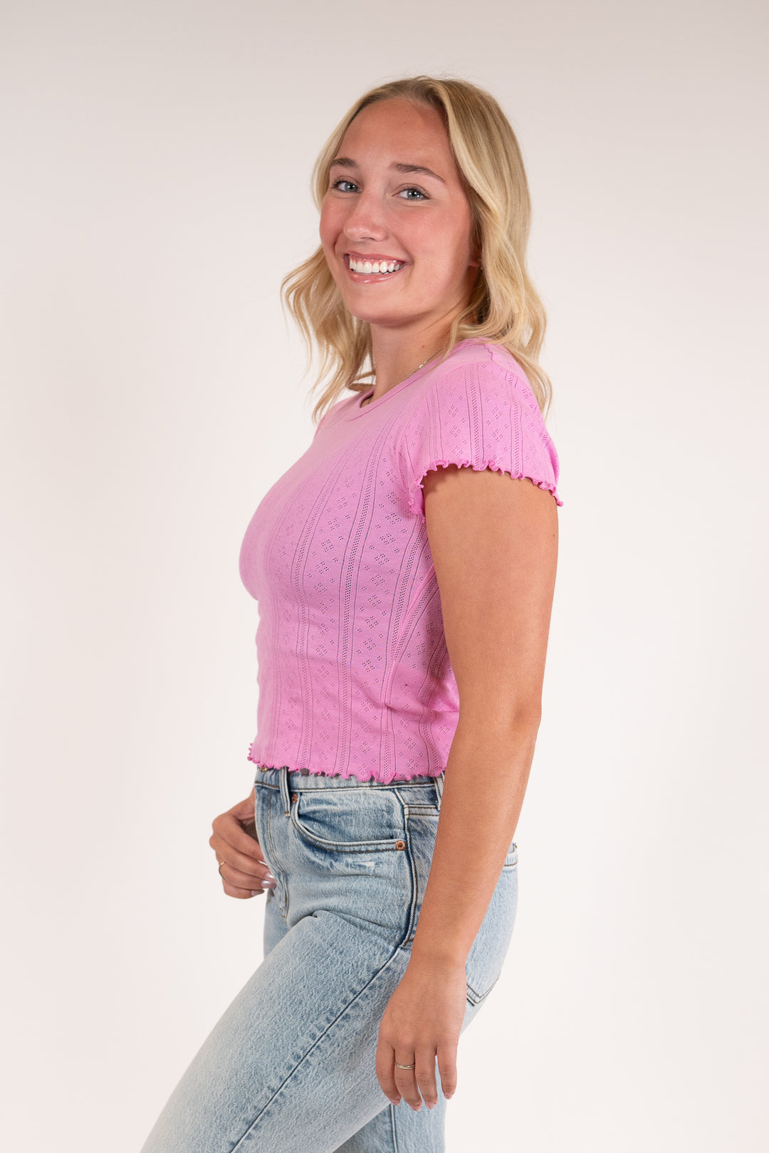 Daze Lily Pinky Promise Baby Tee