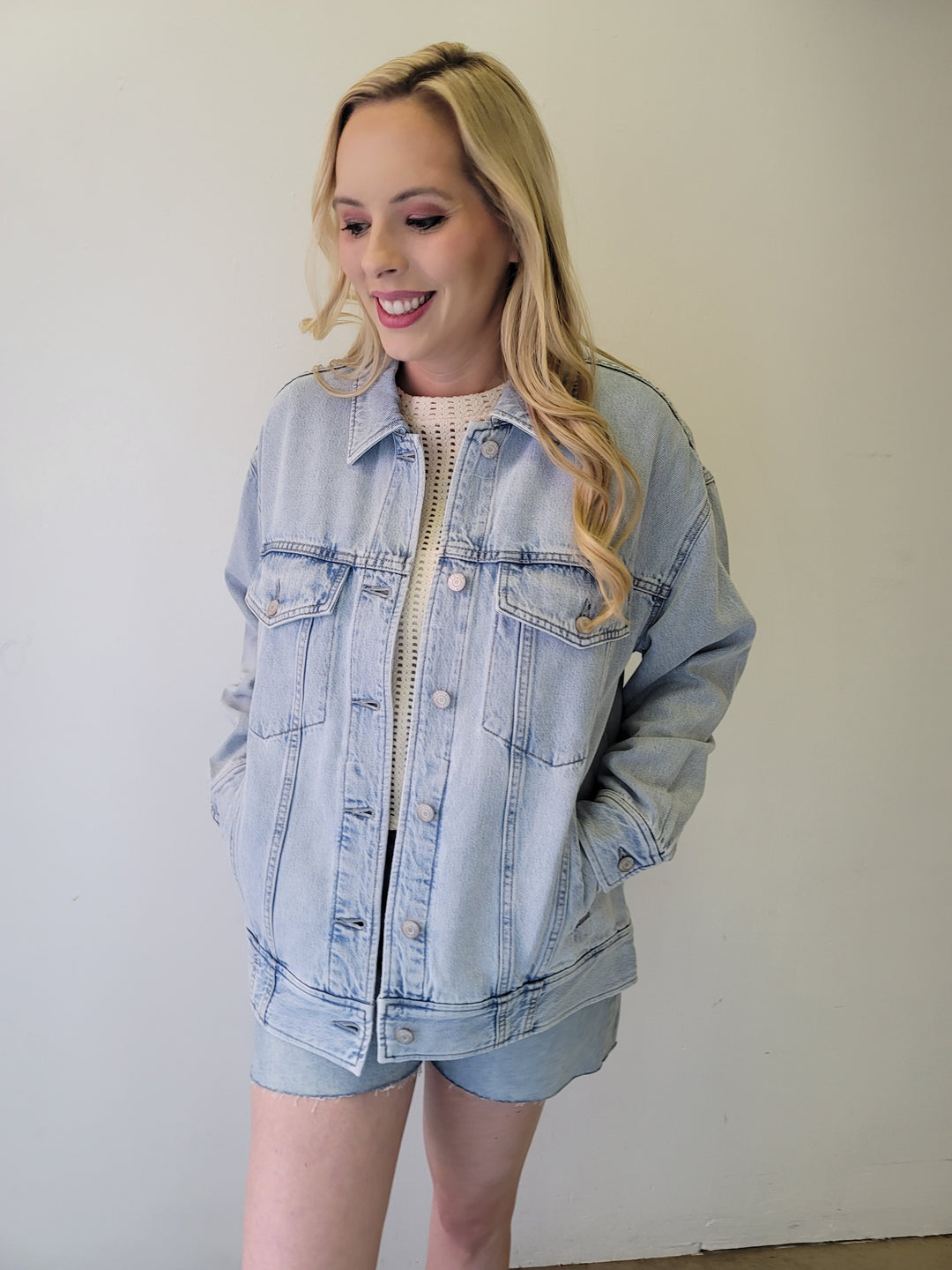 Pistola Rowan Boyfriend Trucker Jean Jacket