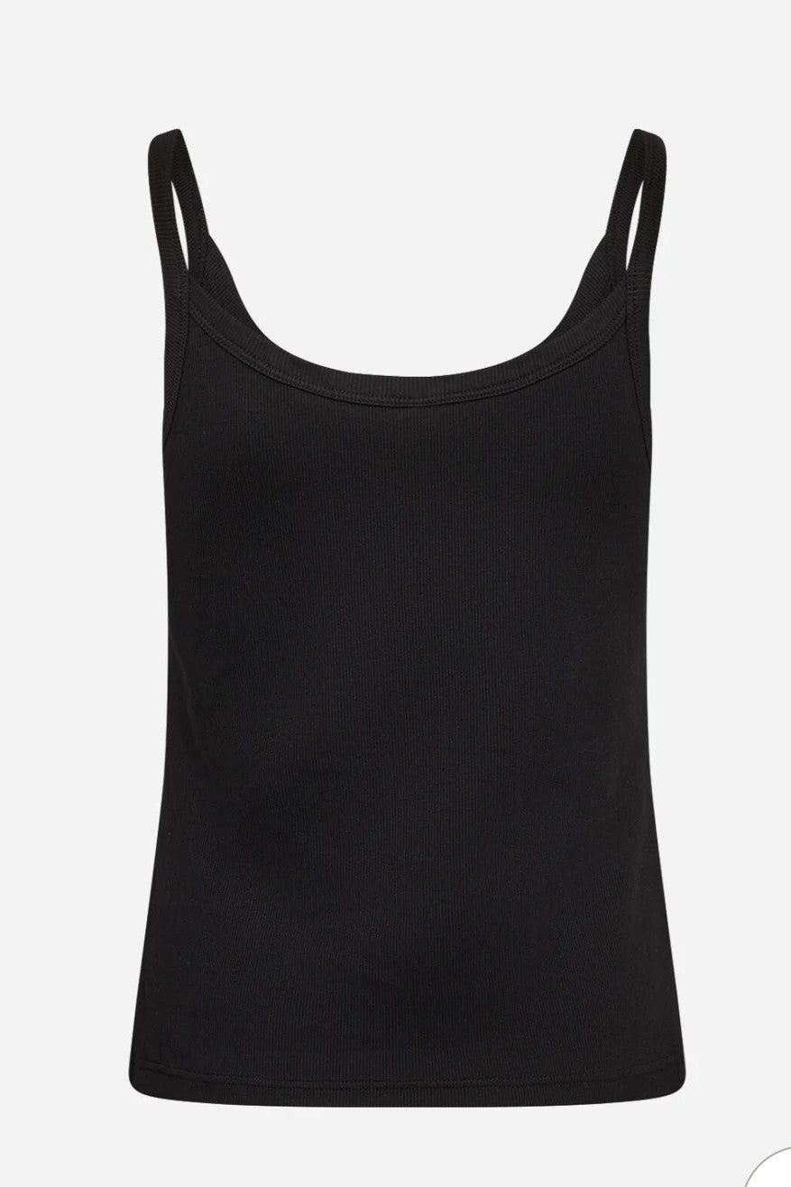 Soyaconcept Black Mignon Knit Tank Top