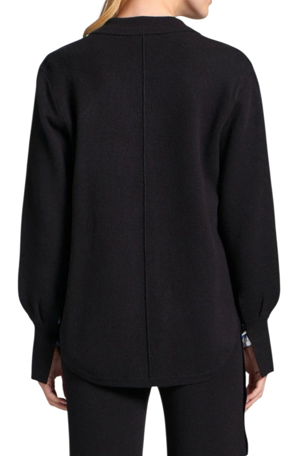 APNY Black Knit Luxe Shacket