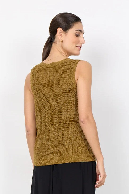 Soyaconcept Butternut Felizia V Neck Knit Vest