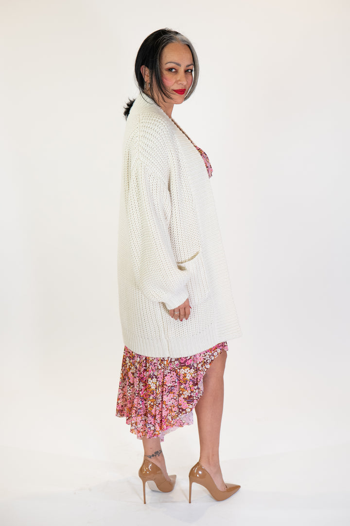 Steve Madden Pink Floral Hattie Midi Dress