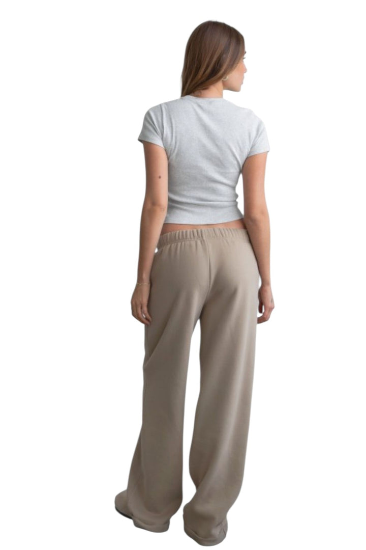 Sand Everyday Baggy Wide Leg Sweatpants