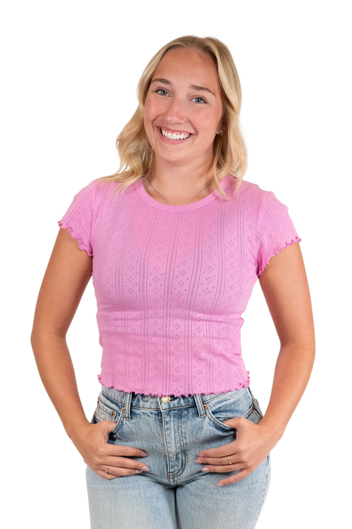 Daze Lily Pinky Promise Baby Tee