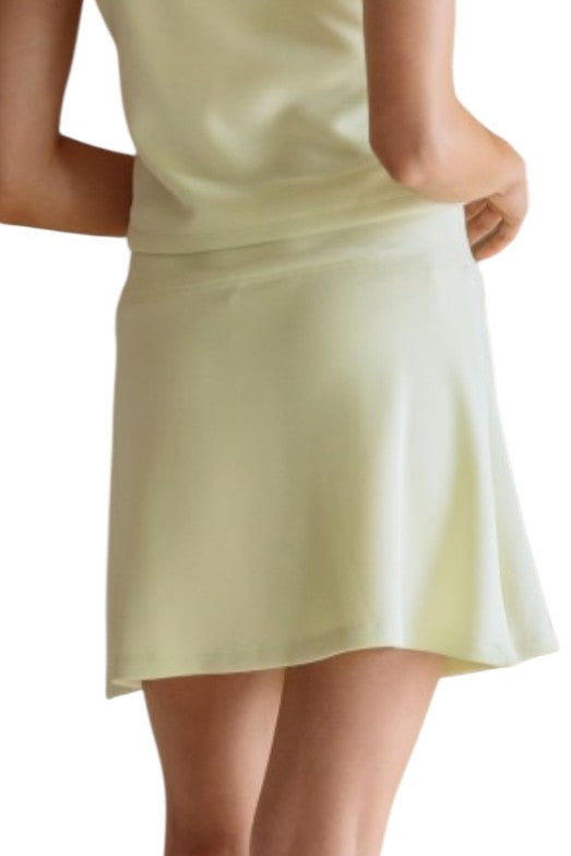 Lemon Cream Yellow Soft Modal Skort
