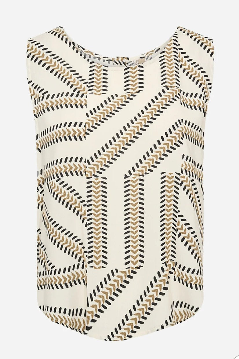 Soyaconcept Black & Yellow Felia Lightweight Tank