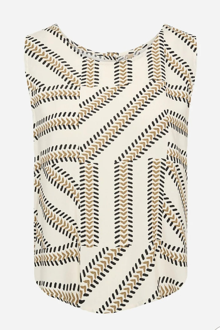 Soyaconcept Black & Yellow Felia Lightweight Tank