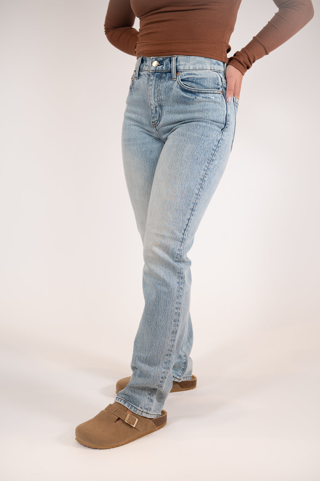 Daze Smarty Pants Wink HR Slim Straight Jeans