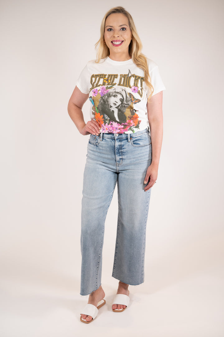 Daydreamer Stevie Nicks Flower Collage Tour Graphic Tee