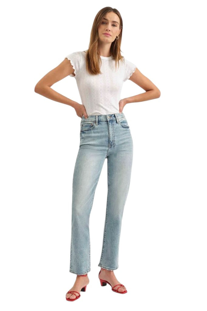 Daze Smarty Pants Wink HR Slim Straight Jeans