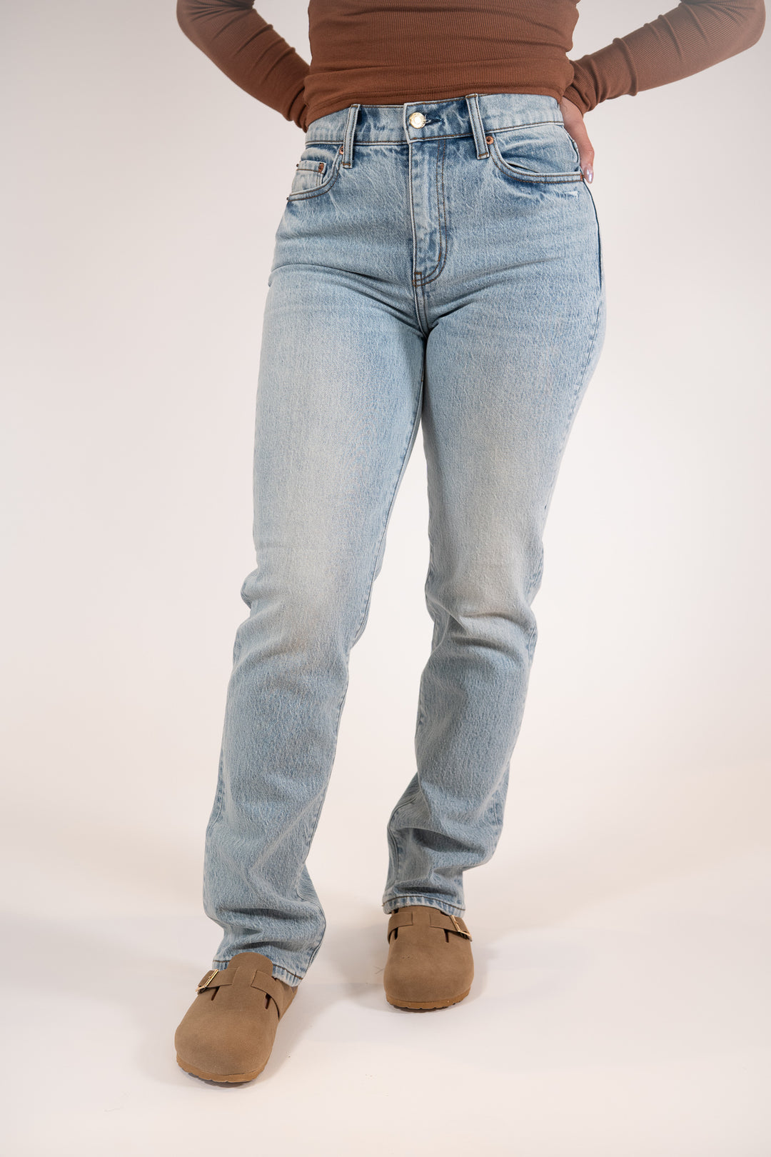 Daze Smarty Pants Wink HR Slim Straight Jeans