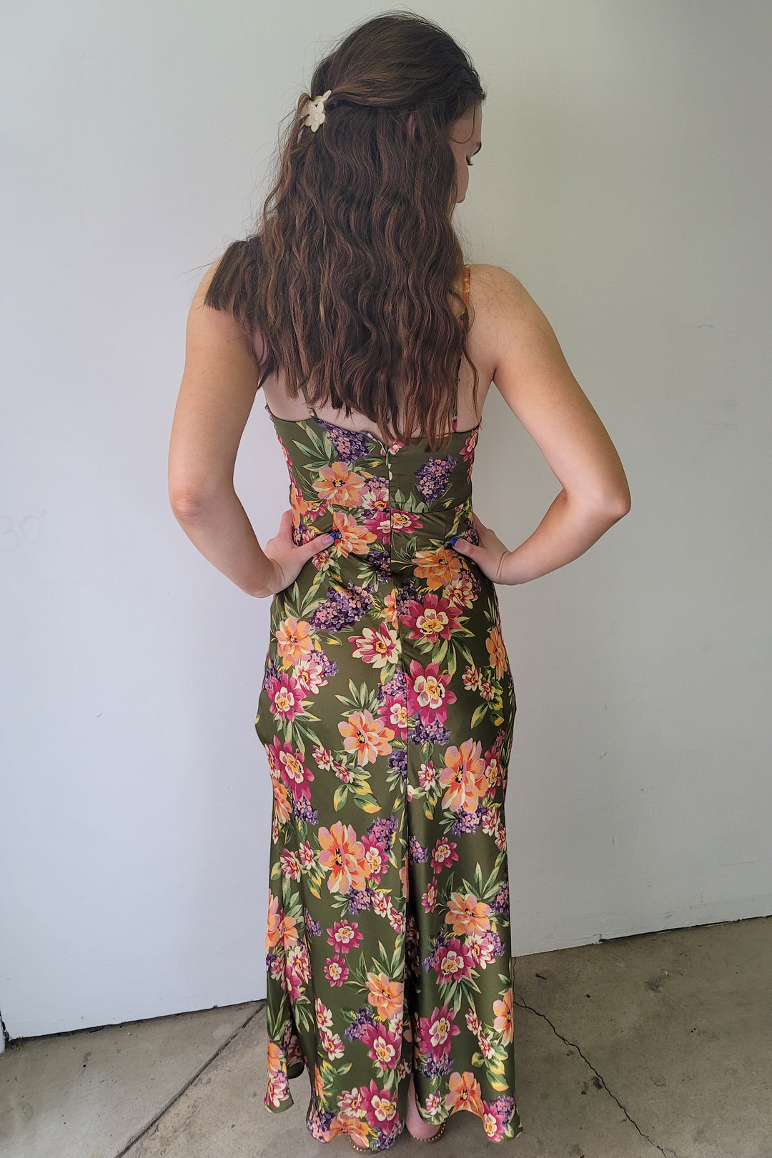 Willow Garden Party Surplice Shirred Side Midi Dress Luscious Boutique Willow Garden Party Surplice Shirred Side Midi Dress Luscious Boutique