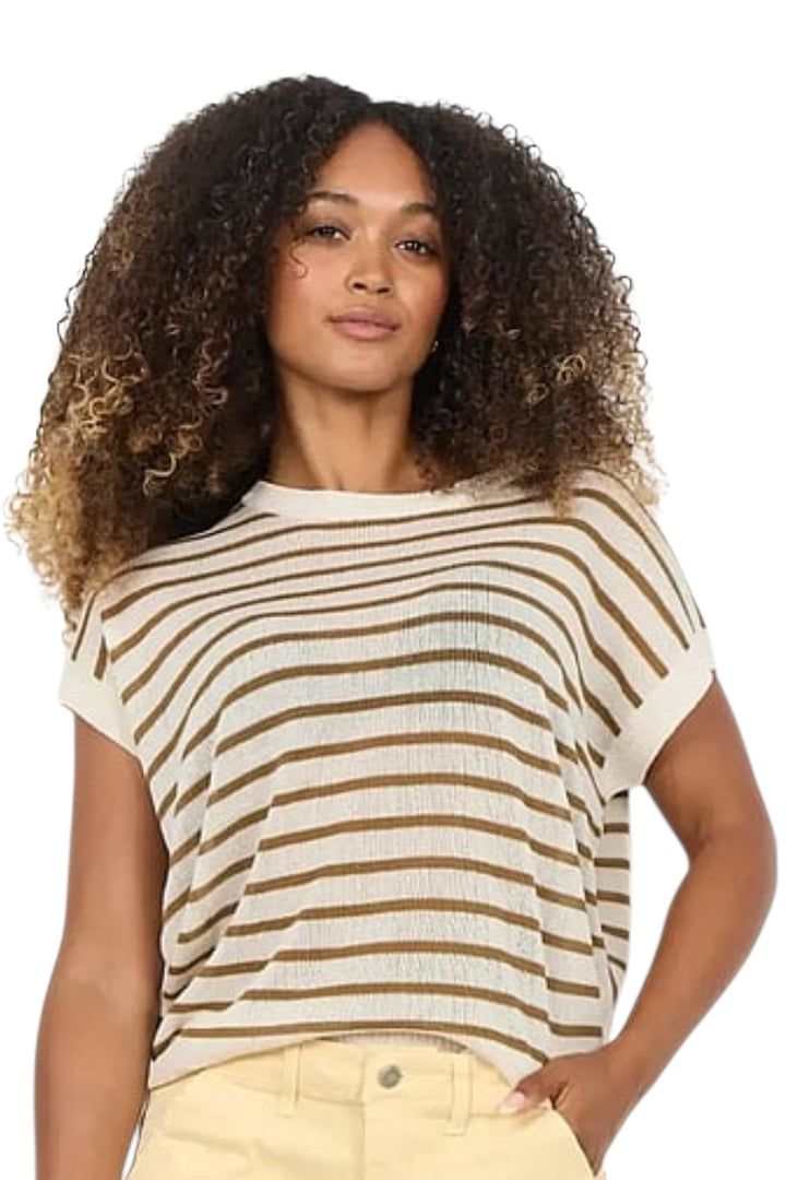 Soyaconcept Butternut Stripe Luanna Knit Top