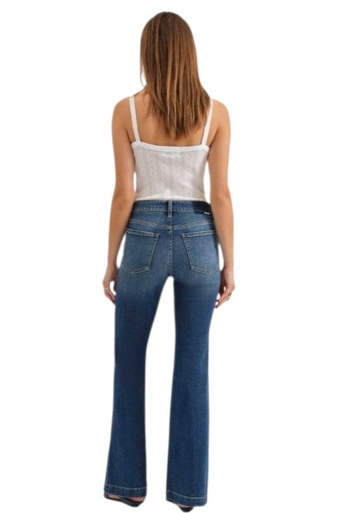 Daze Heartbreaker Mid Rise Hit Maker Flare Jeans