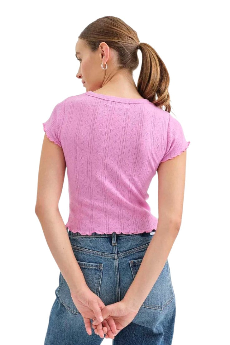 Daze Lily Pinky Promise Baby Tee