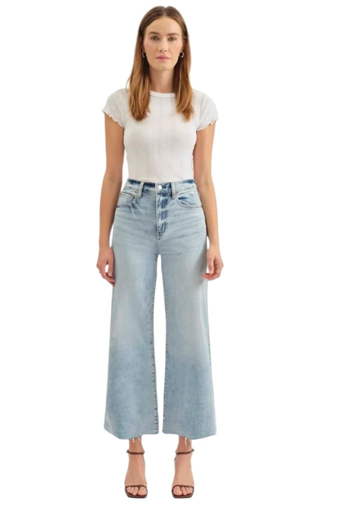 Daze Pleaser Miracle HR Wide Ankle Jeans