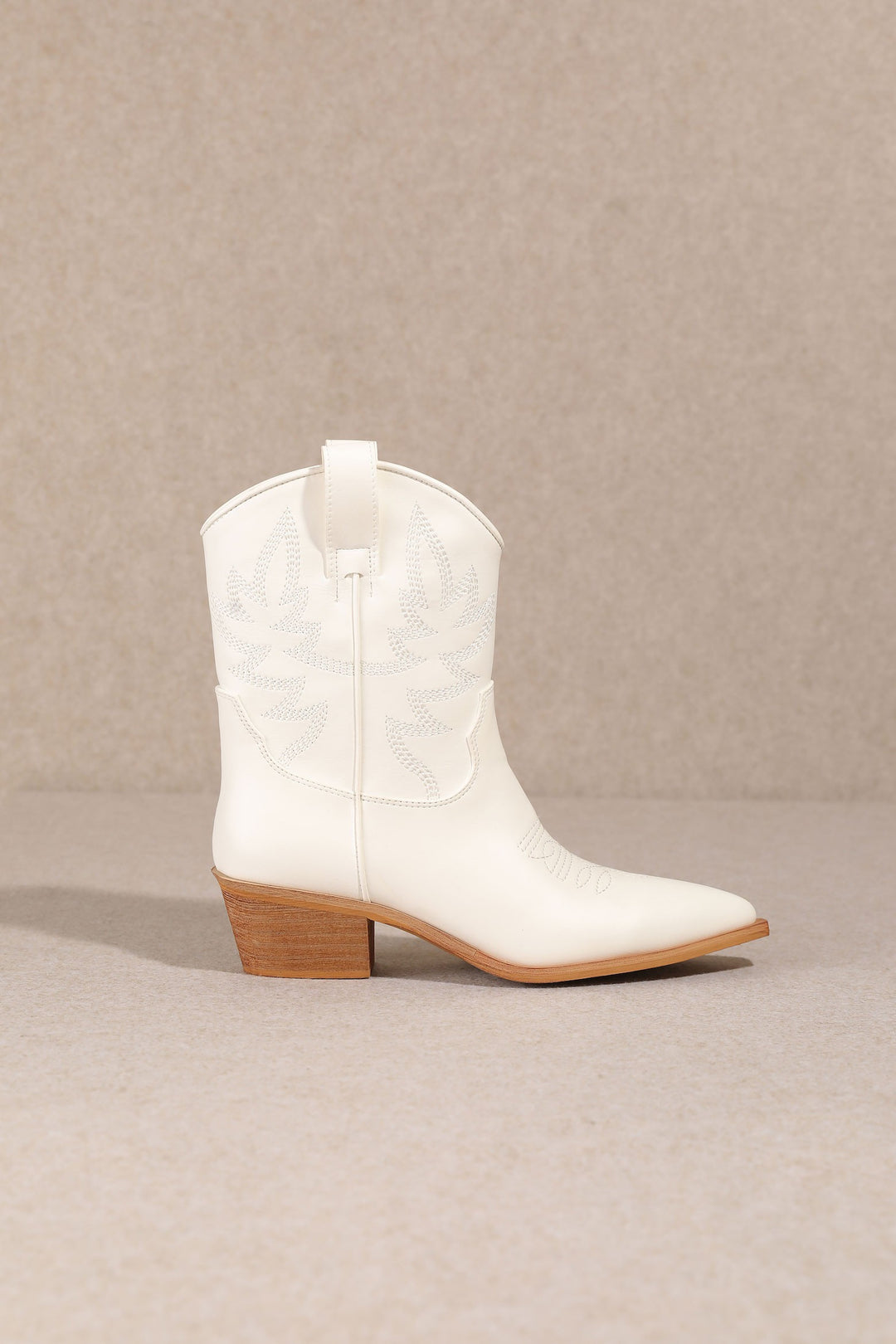 White Claire Cowboy Boots