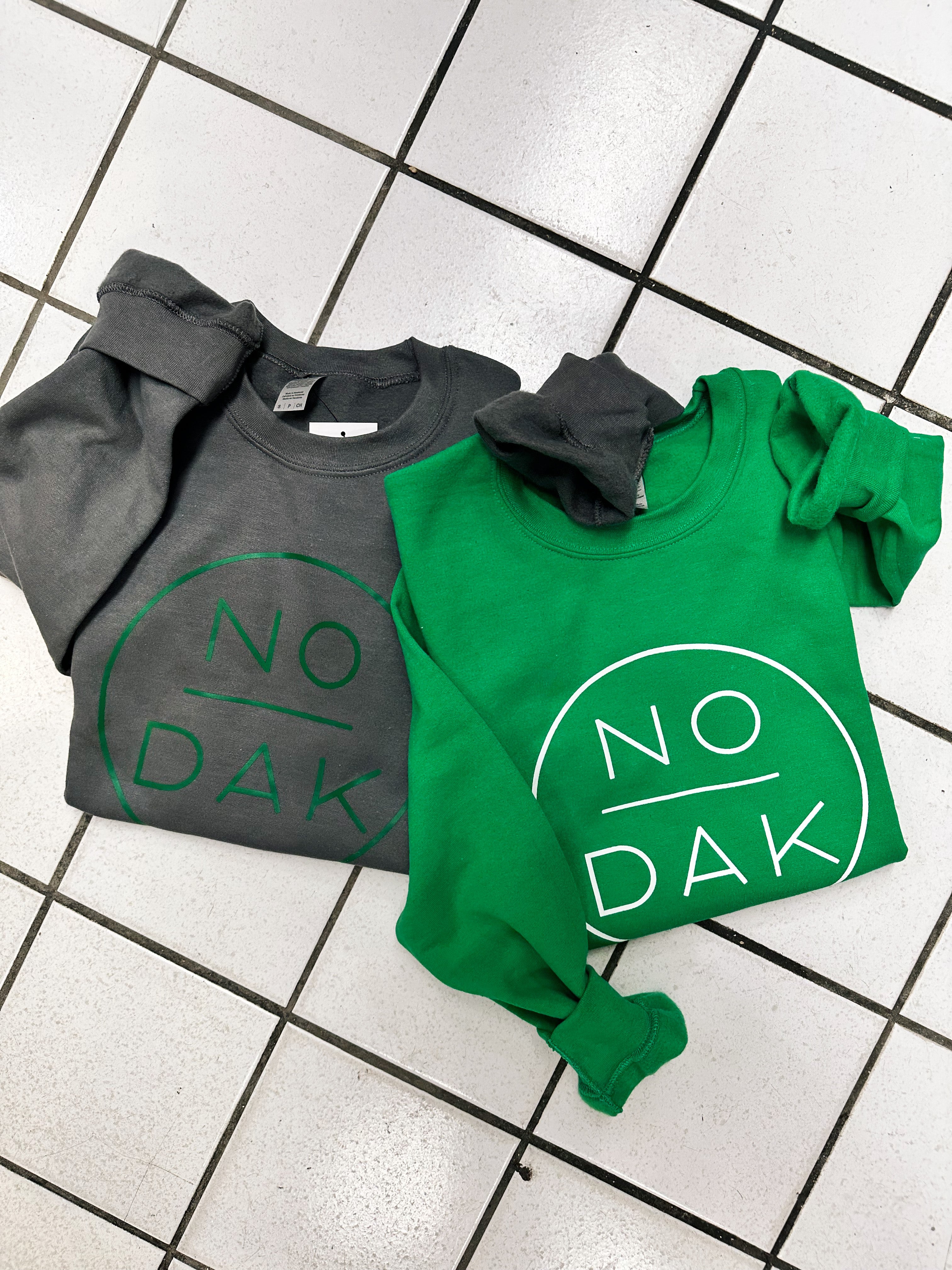 NoDak Charcoal Grey Crewneck