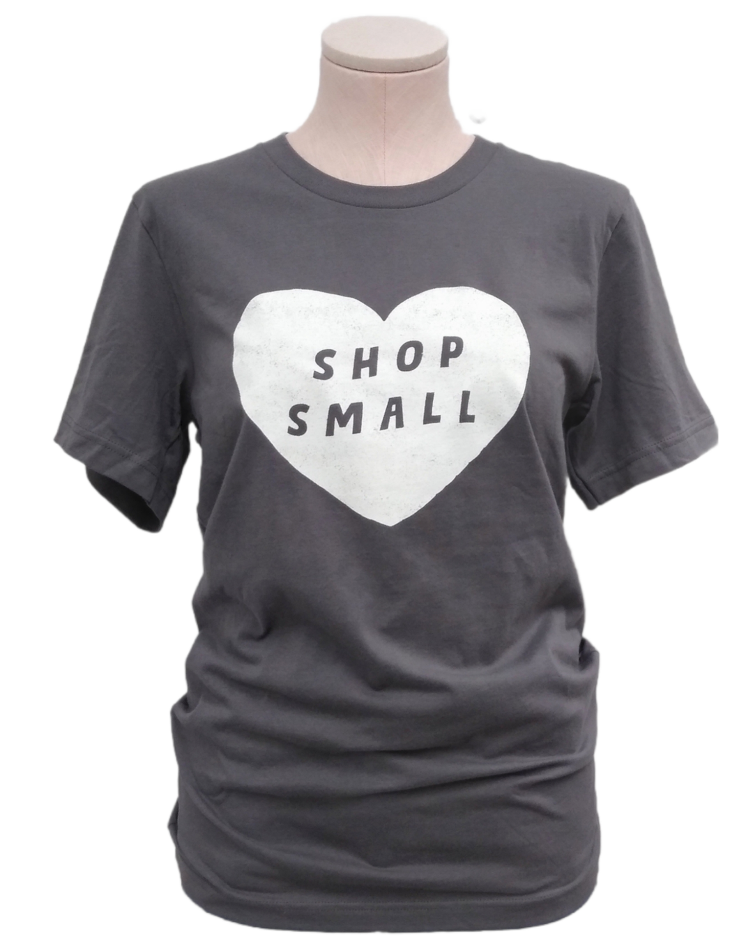 Grey Shop Small Heart Graphic Tee
