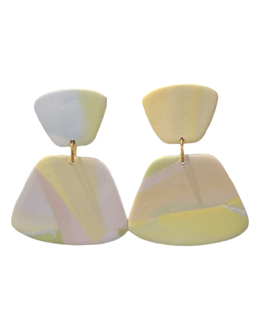 Clay & Timber Pastel Dangle Earrings