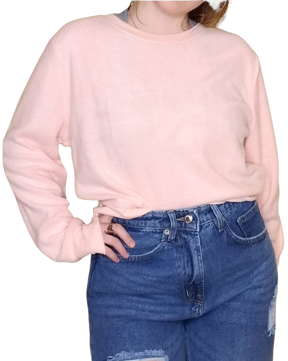 Baby Pink Cozy Sweatshirt